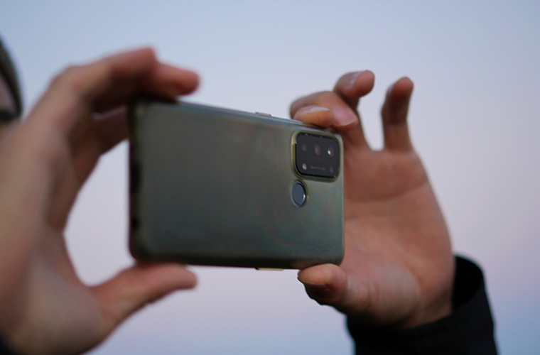 ご自身のスマホで撮影OK