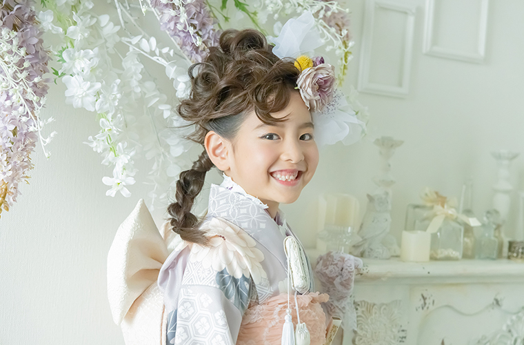 お子様の地毛アレンジ