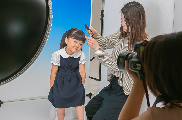 証明写真（受験）撮影の特徴01